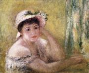 Pierre Renoir Woman with a Straw Hat Germany oil painting artist